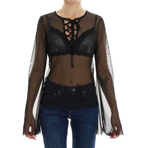 T-SHIRT VELATA NERO